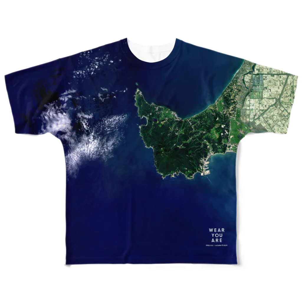 WEAR YOU AREの秋田県 男鹿市 フルグラフィックTシャツ