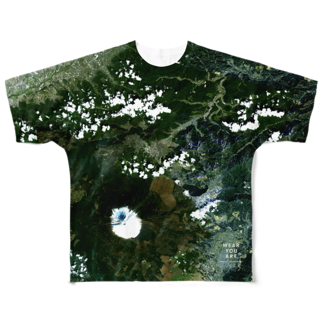 WEAR YOU AREの山梨県 南都留郡 All-Over Print T-Shirt