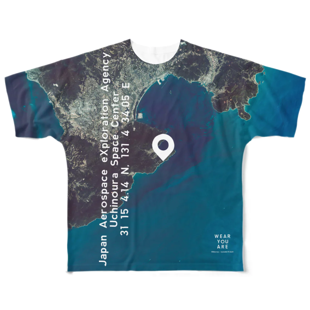 WEAR YOU AREの鹿児島県 肝属郡 フルグラフィックTシャツ