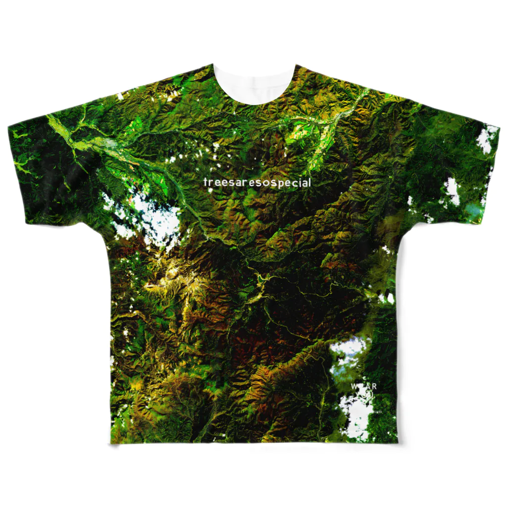 WEAR YOU AREの北海道 上川郡 フルグラフィックTシャツ