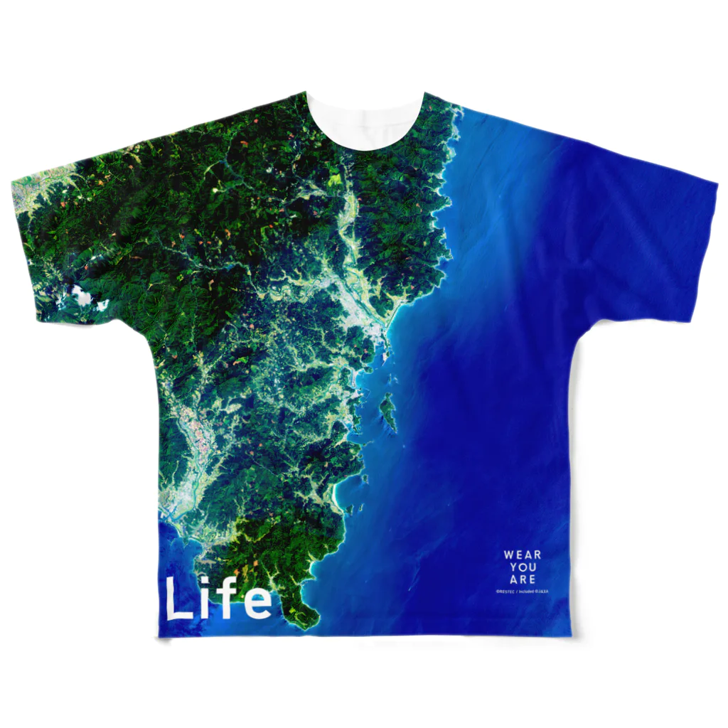 WEAR YOU AREの宮崎県 日南市 フルグラフィックTシャツ