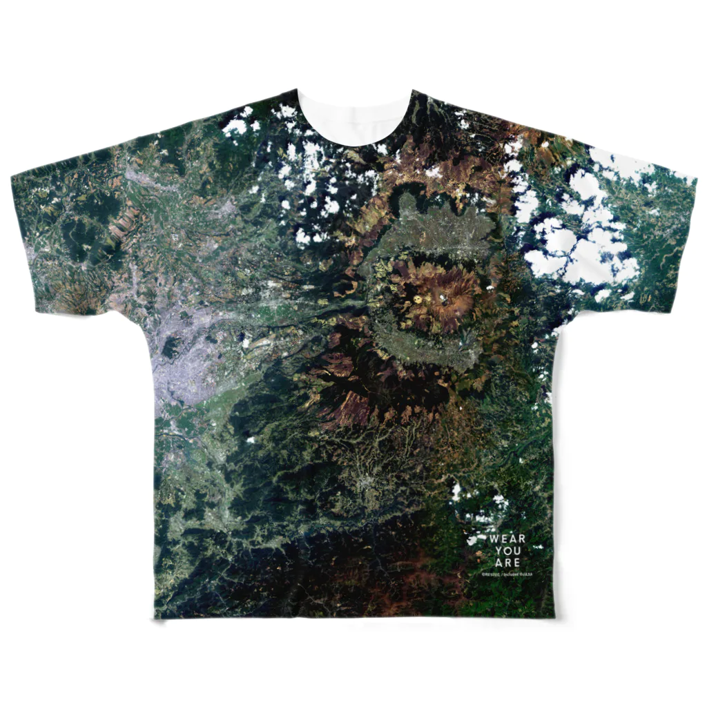 WEAR YOU AREの熊本県 阿蘇郡 All-Over Print T-Shirt