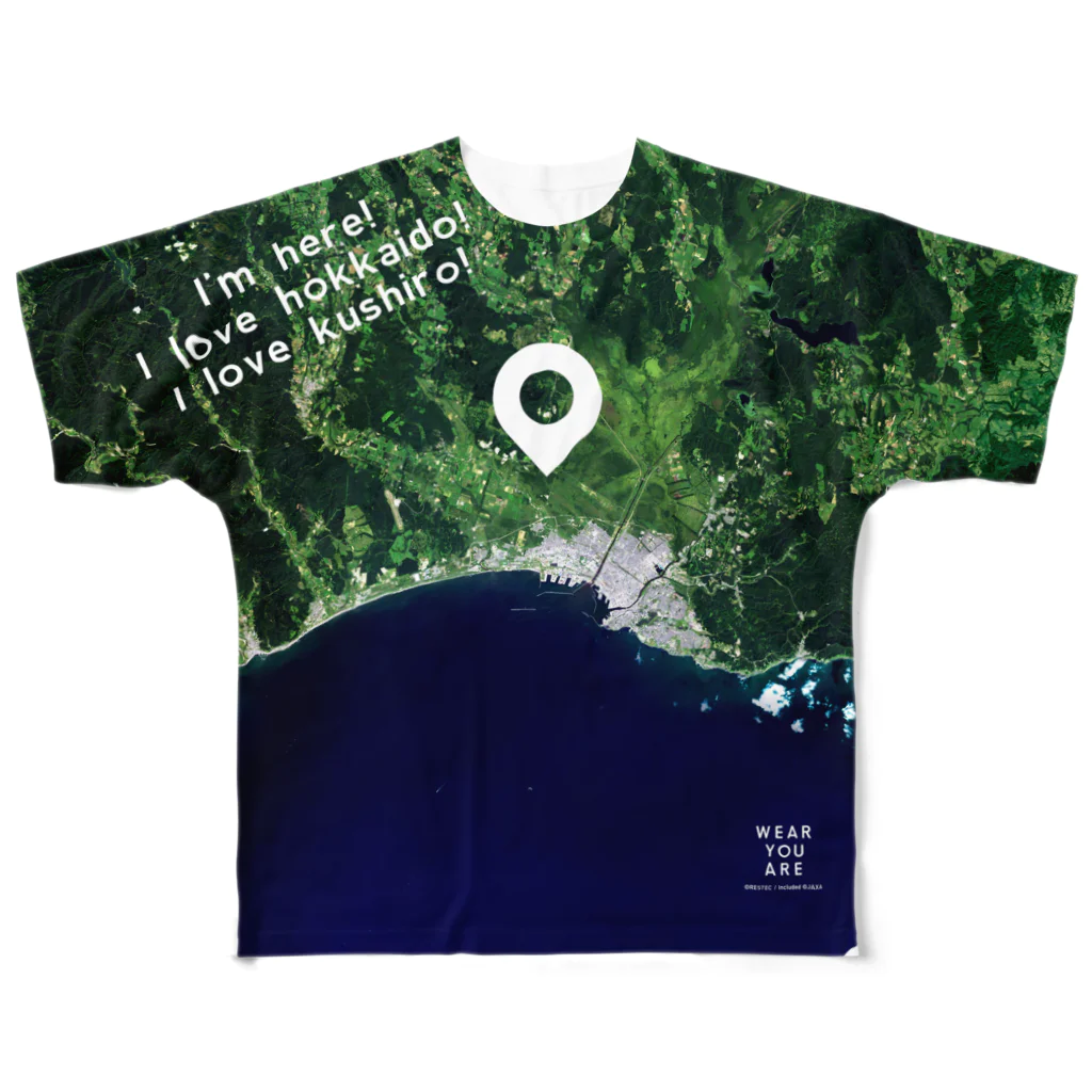 WEAR YOU AREの北海道 釧路市 フルグラフィックTシャツ