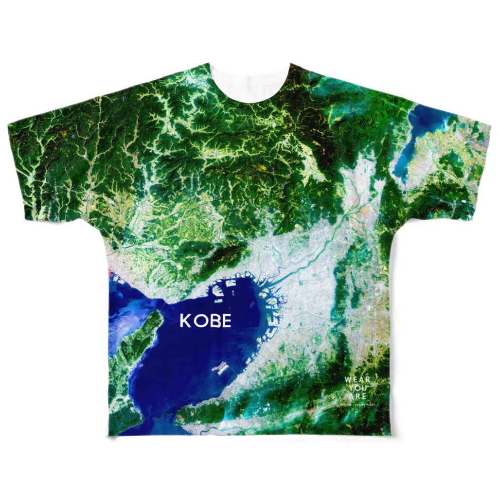 WEAR YOU AREの兵庫県 Unnamed Road All-Over Print T-Shirt