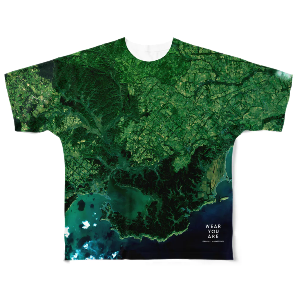 WEAR YOU AREの北海道 厚岸郡 フルグラフィックTシャツ