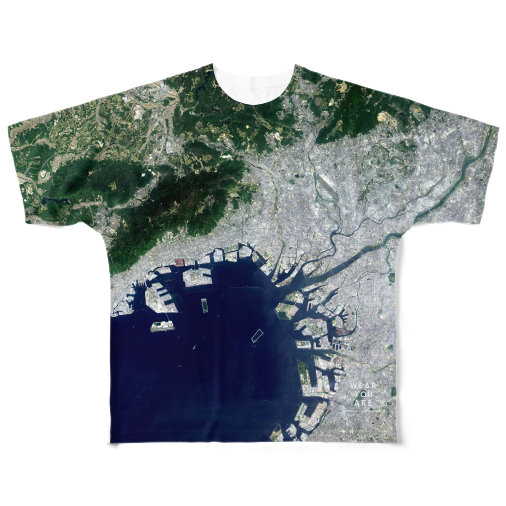 WEAR YOU AREの兵庫県 西宮市 All-Over Print T-Shirt