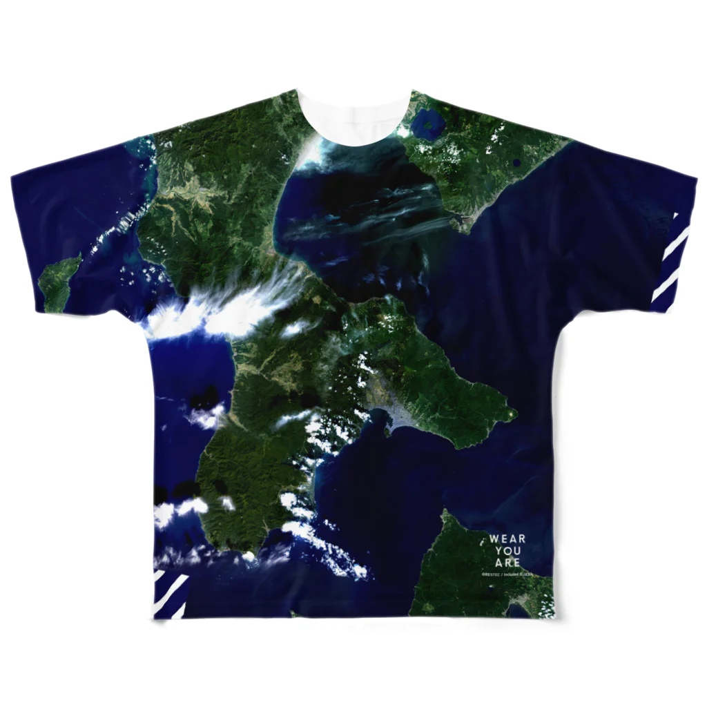 WEAR YOU AREの北海道 北斗市 フルグラフィックTシャツ