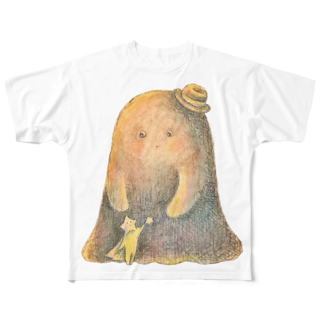 :trunk:chiyo のくらやみちゃん All-Over Print T-Shirt