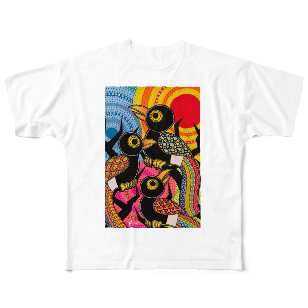 kouの落描き帳のArfican Bird All-Over Print T-Shirt