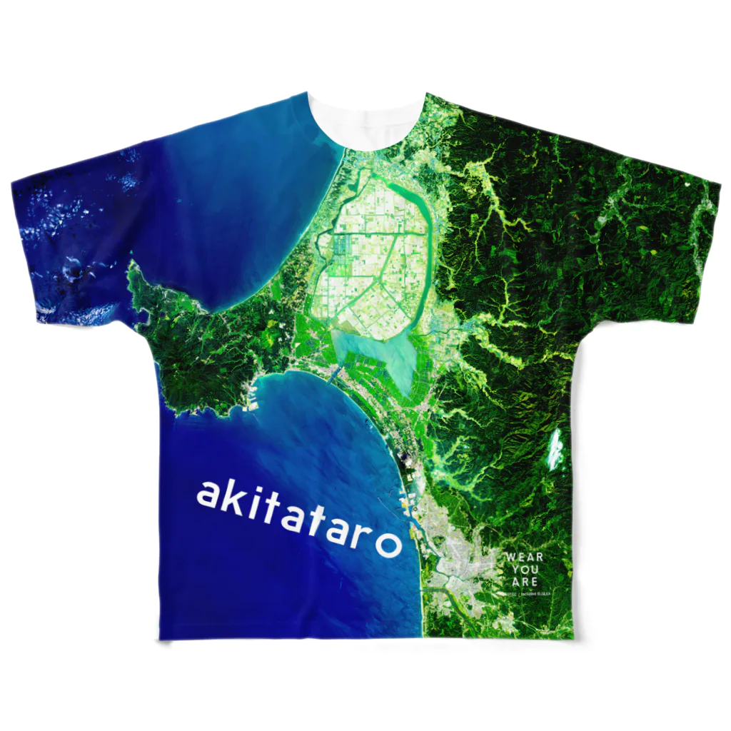 WEAR YOU AREの秋田県 潟上市 All-Over Print T-Shirt