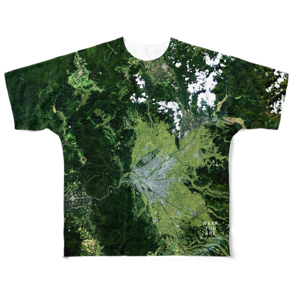 WEAR YOU AREの北海道 上川郡 All-Over Print T-Shirt