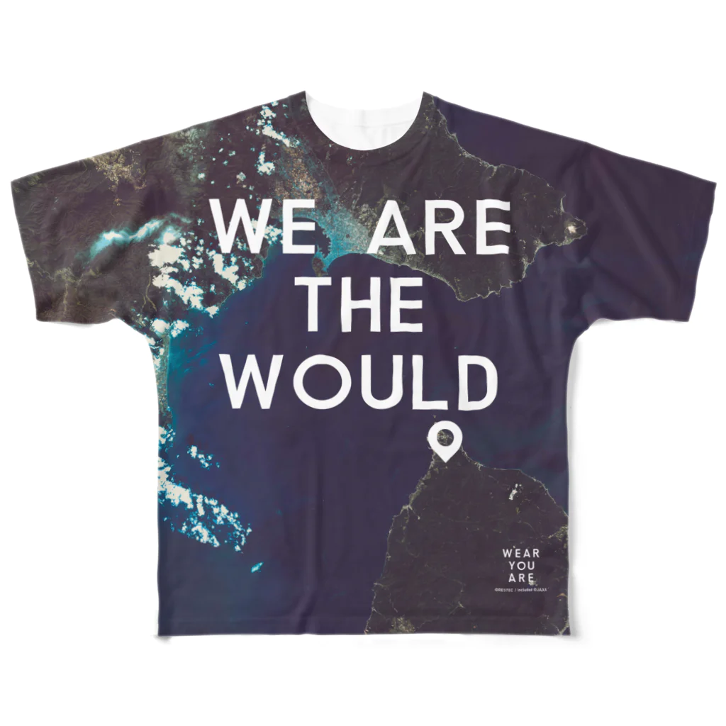 WEAR YOU AREの北海道 函館市 フルグラフィックTシャツ