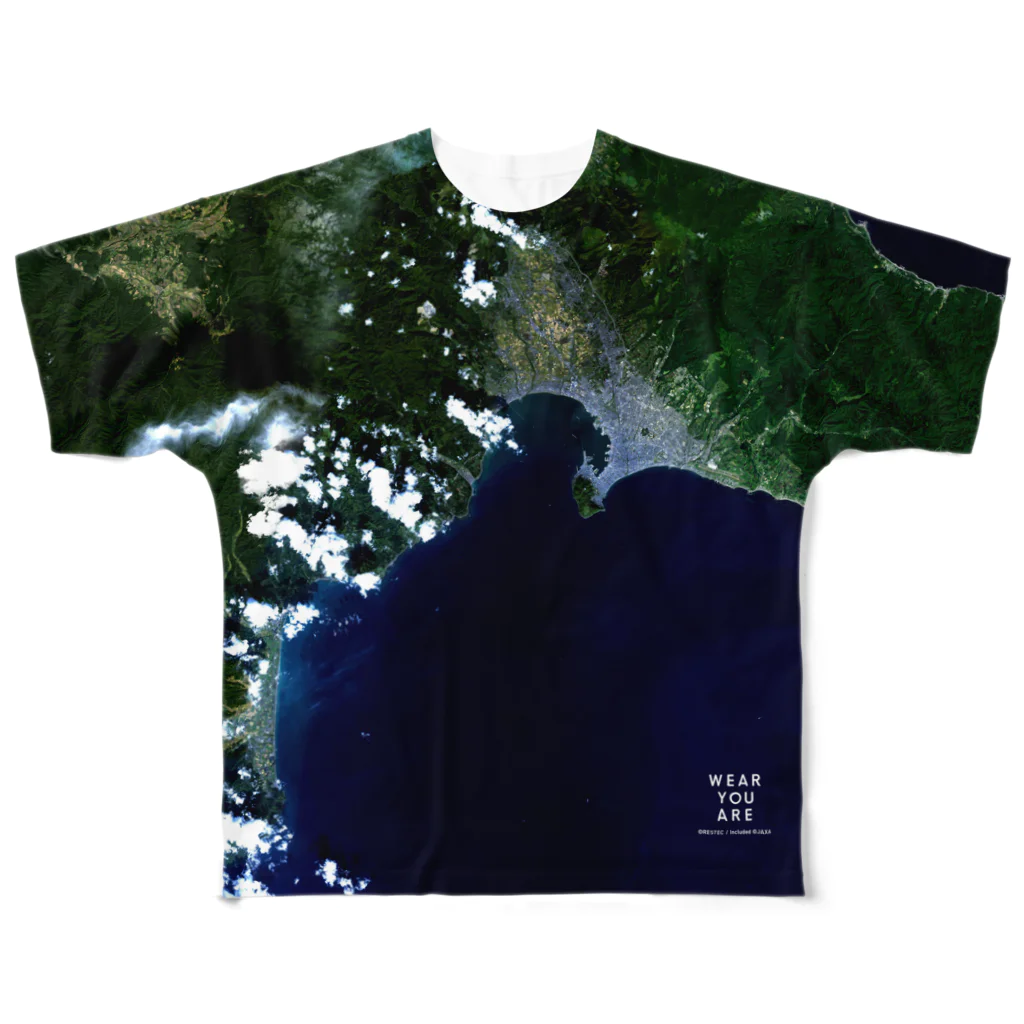 WEAR YOU AREの北海道 北斗市 フルグラフィックTシャツ