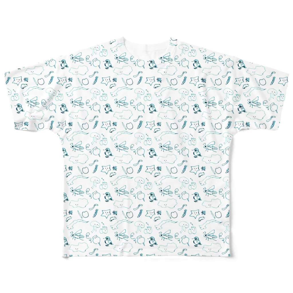 解析屋こさめのuzom･uzo All-Over Print T-Shirt