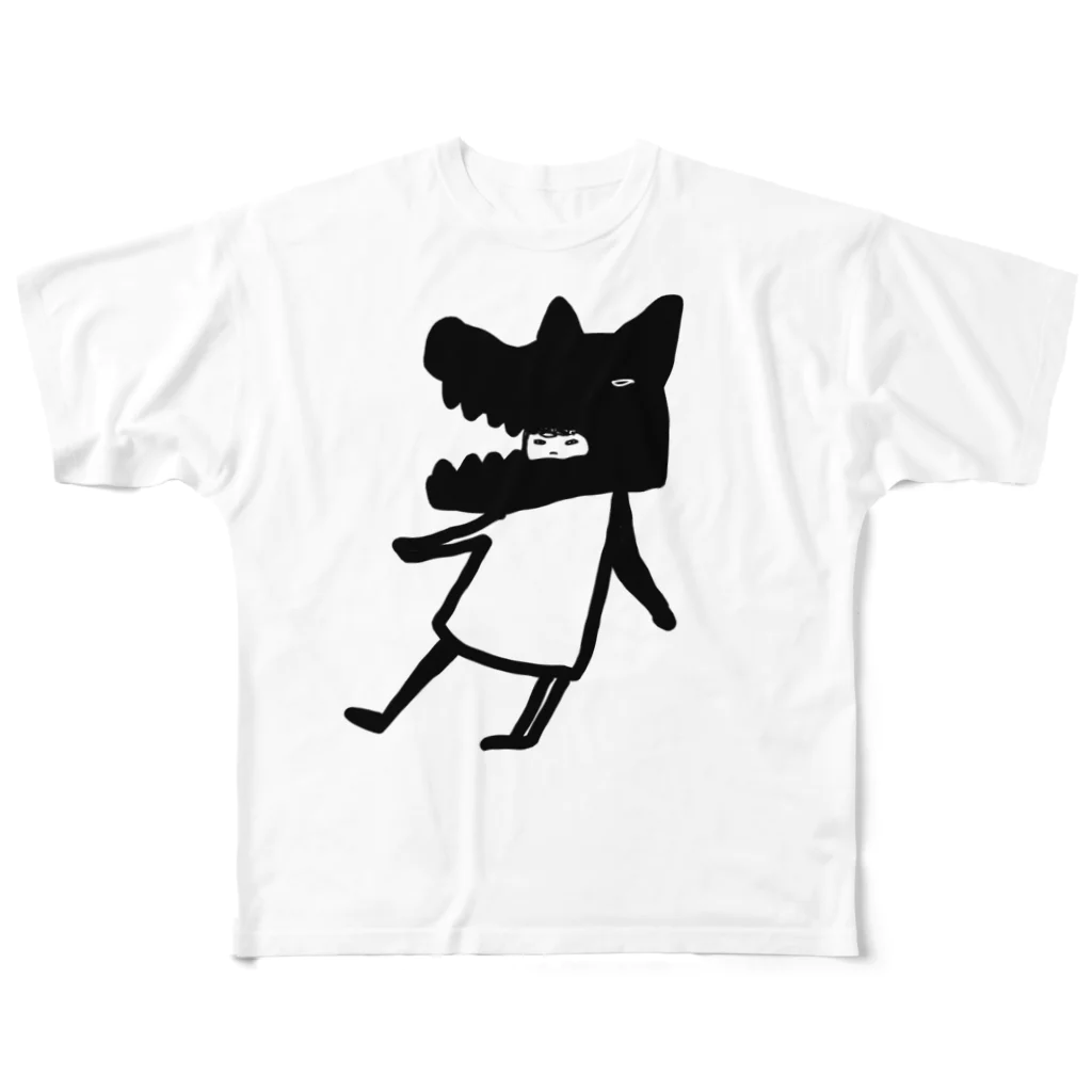 hisamineの狼少年 フルグラフィックTシャツ