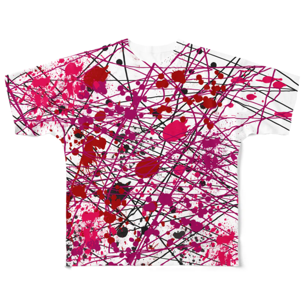 LIBRI PAINT WORKのLIBRI PAINT WORK 009 フルグラフィックTシャツ