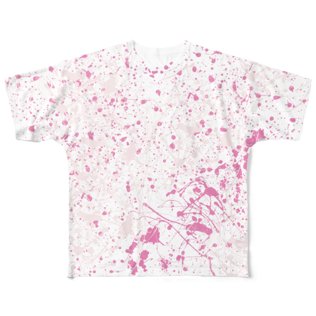 LIBRI PAINT WORKの LIBRI PAINT WORK 013 フルグラフィックTシャツ