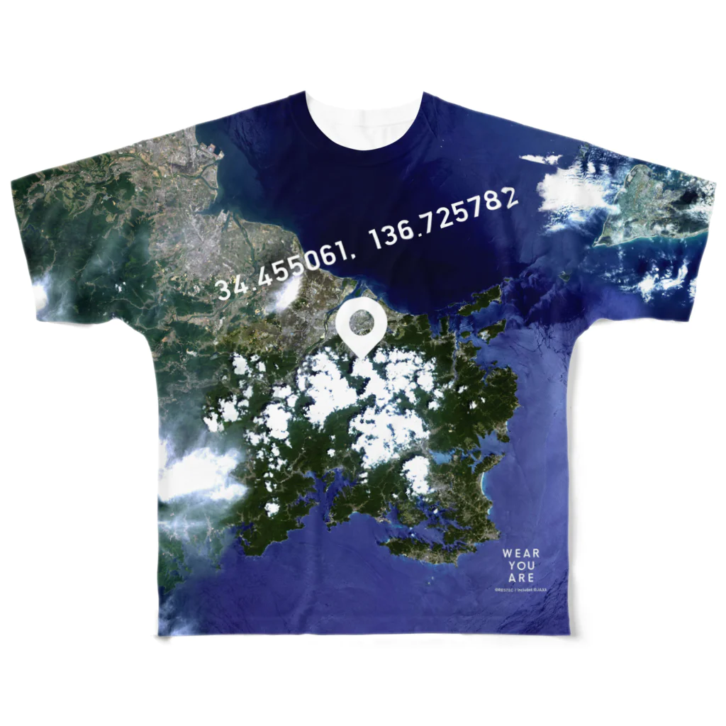 WEAR YOU AREの三重県 伊勢市 Tシャツ 片面 All-Over Print T-Shirt