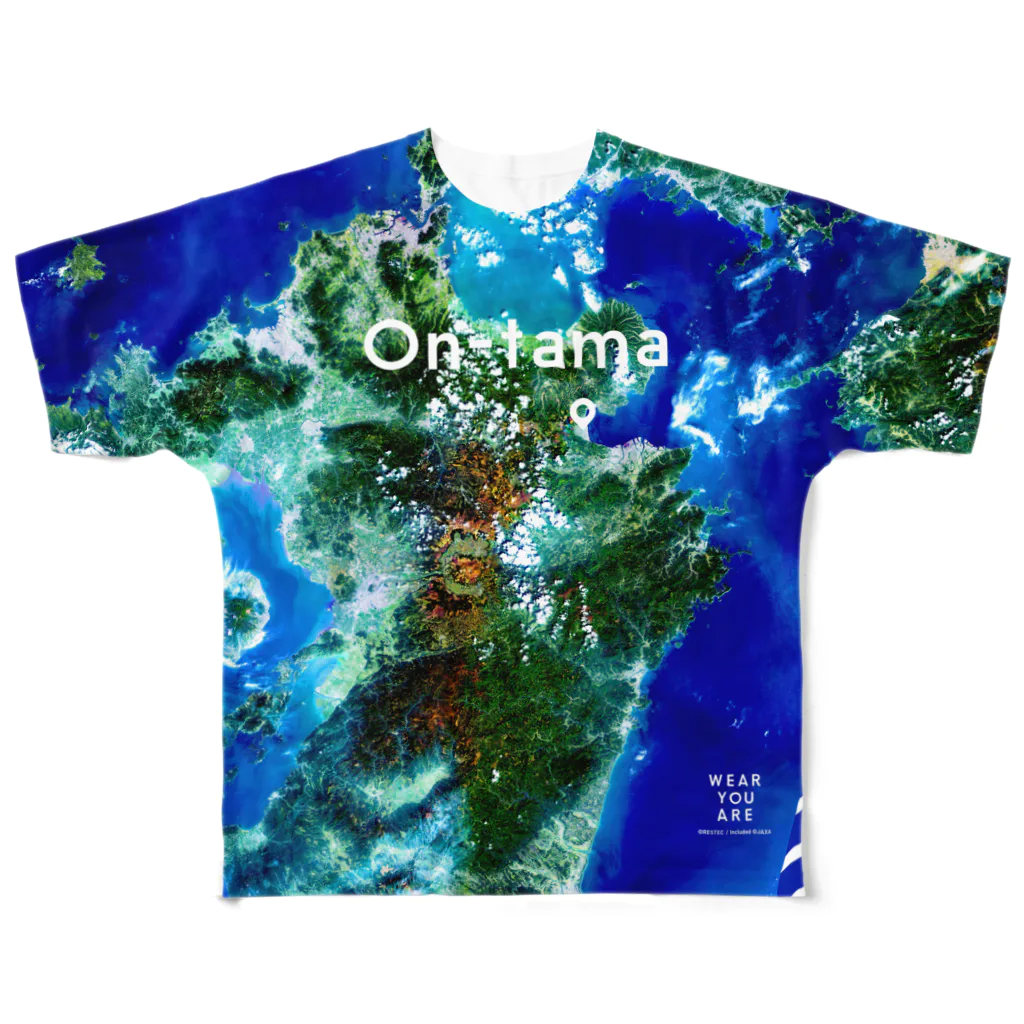 WEAR YOU AREの大分県 別府市 Tシャツ 両面 All-Over Print T-Shirt