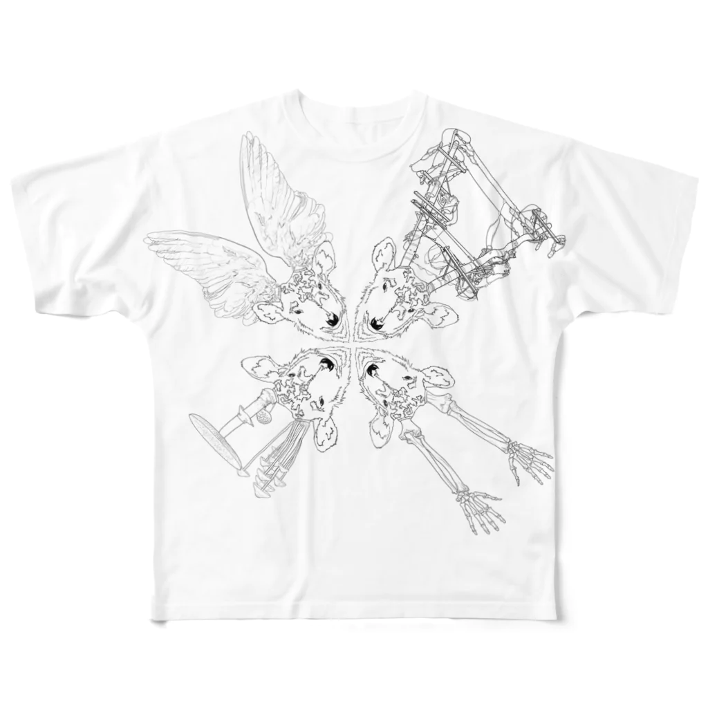 happamanのSIKA-REMIX All-Over Print T-Shirt