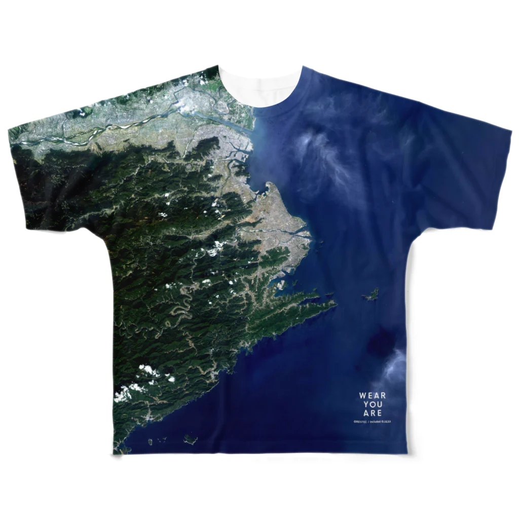 WEAR YOU AREの徳島県 阿南市 Tシャツ 片面 All-Over Print T-Shirt