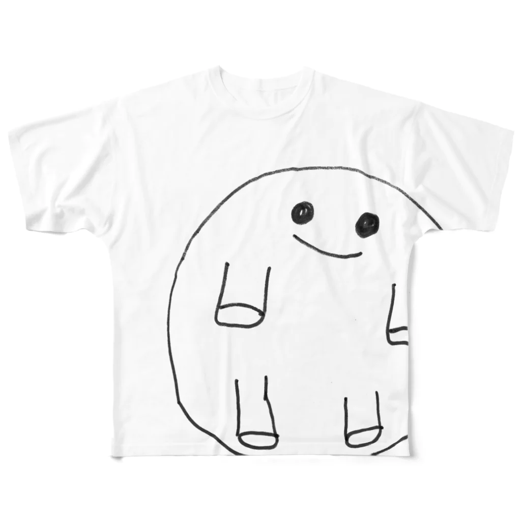 YASUKI_TEAのちゃぶ台くん All-Over Print T-Shirt