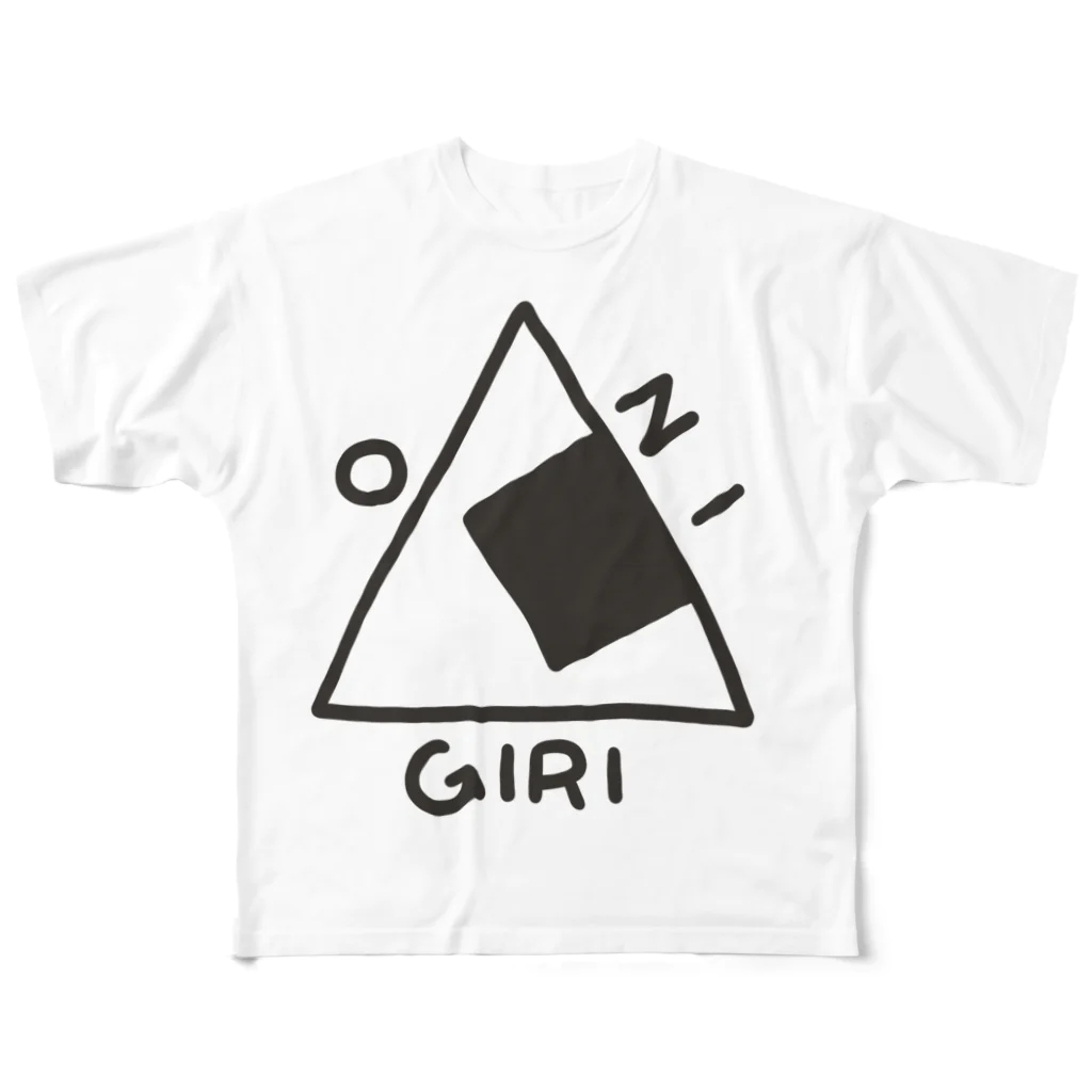 めめめのO NI GIRI フルグラフィックTシャツ