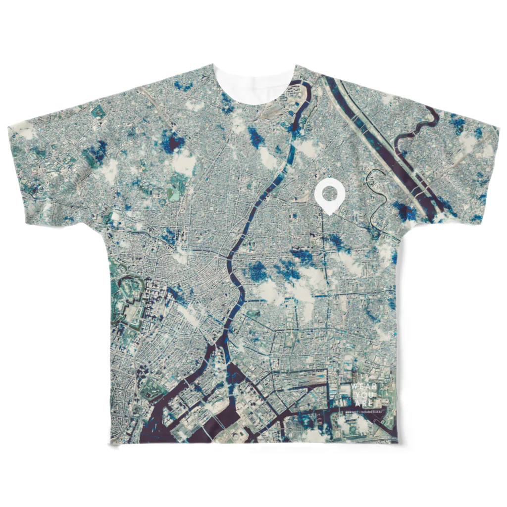 WEAR YOU AREの東京都 江東区 Tシャツ 片面 All-Over Print T-Shirt