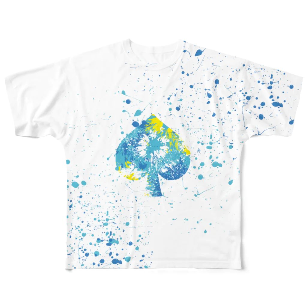 LIBRI PAINT WORKのLIBRI PAINT WORK 026 フルグラフィックTシャツ