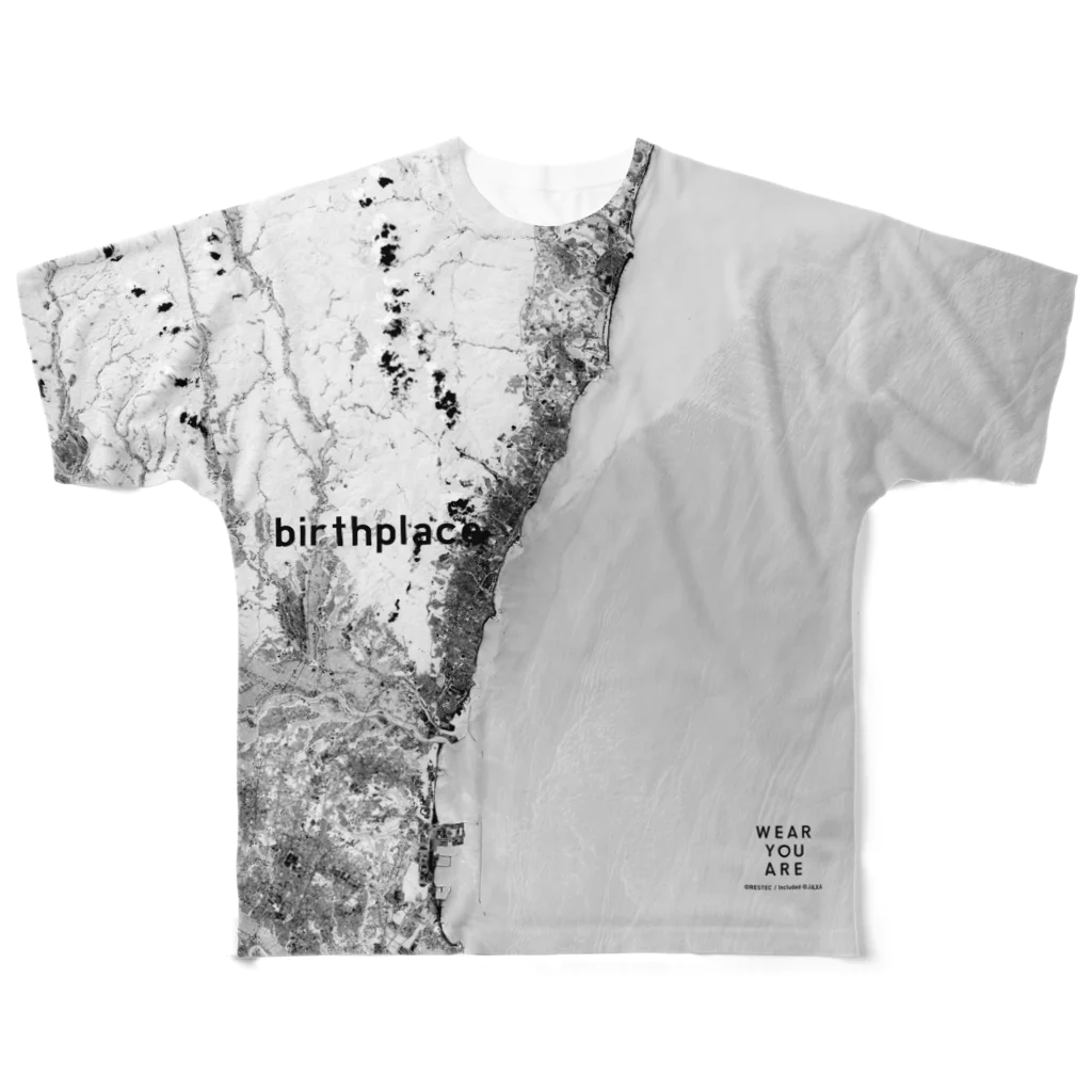 WEAR YOU AREの茨城県 日立市 Tシャツ 片面 フルグラフィックTシャツ