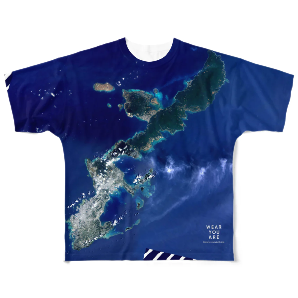WEAR YOU AREの沖縄県 国頭郡 Tシャツ 両面 フルグラフィックTシャツ