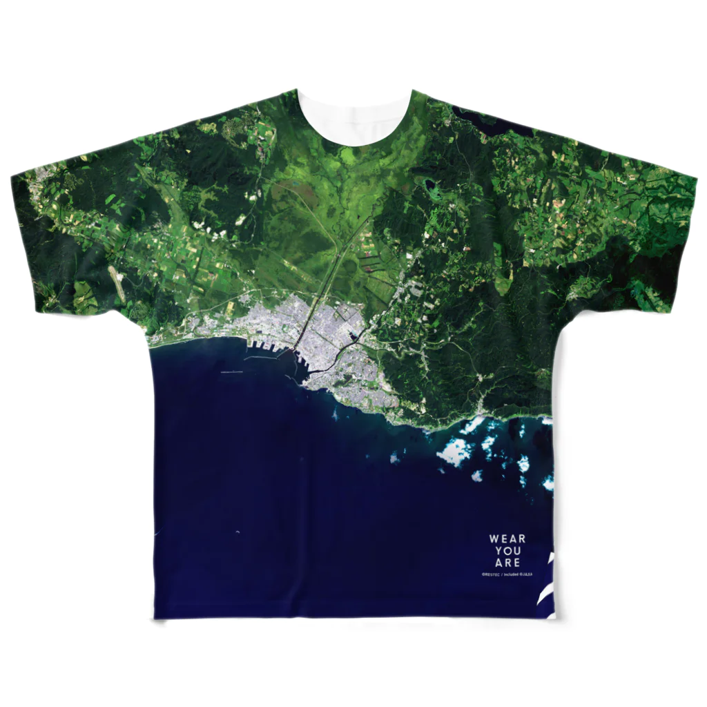 WEAR YOU AREの北海道 釧路郡 Tシャツ 両面 フルグラフィックTシャツ