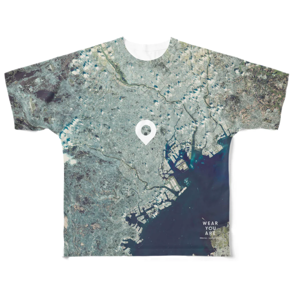 WEAR YOU AREの東京都 目黒区 Tシャツ 両面 All-Over Print T-Shirt