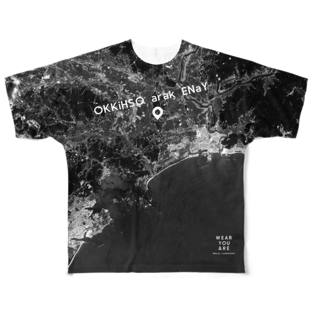 WEAR YOU AREの宮城県 石巻市 Tシャツ 両面 All-Over Print T-Shirt