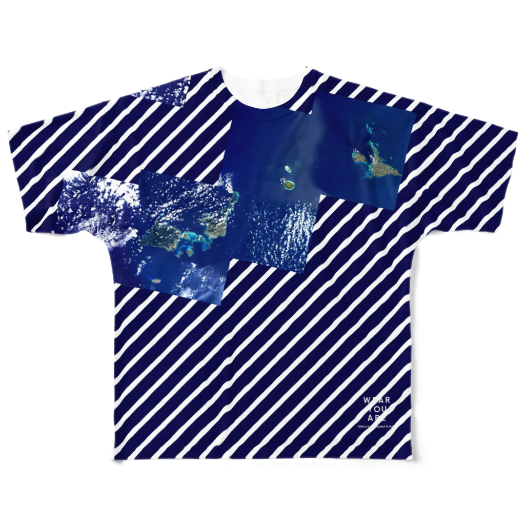 WEAR YOU AREの日本 Tシャツ 両面 All-Over Print T-Shirt