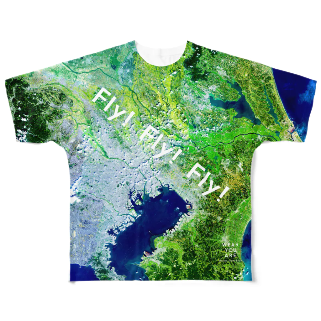 WEAR YOU AREの千葉県 松戸市 Tシャツ 両面 フルグラフィックTシャツ