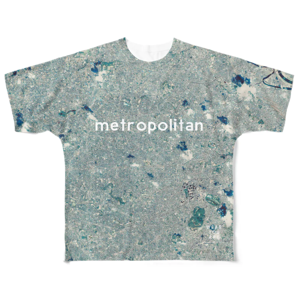 WEAR YOU AREの日本 Tシャツ 両面 All-Over Print T-Shirt