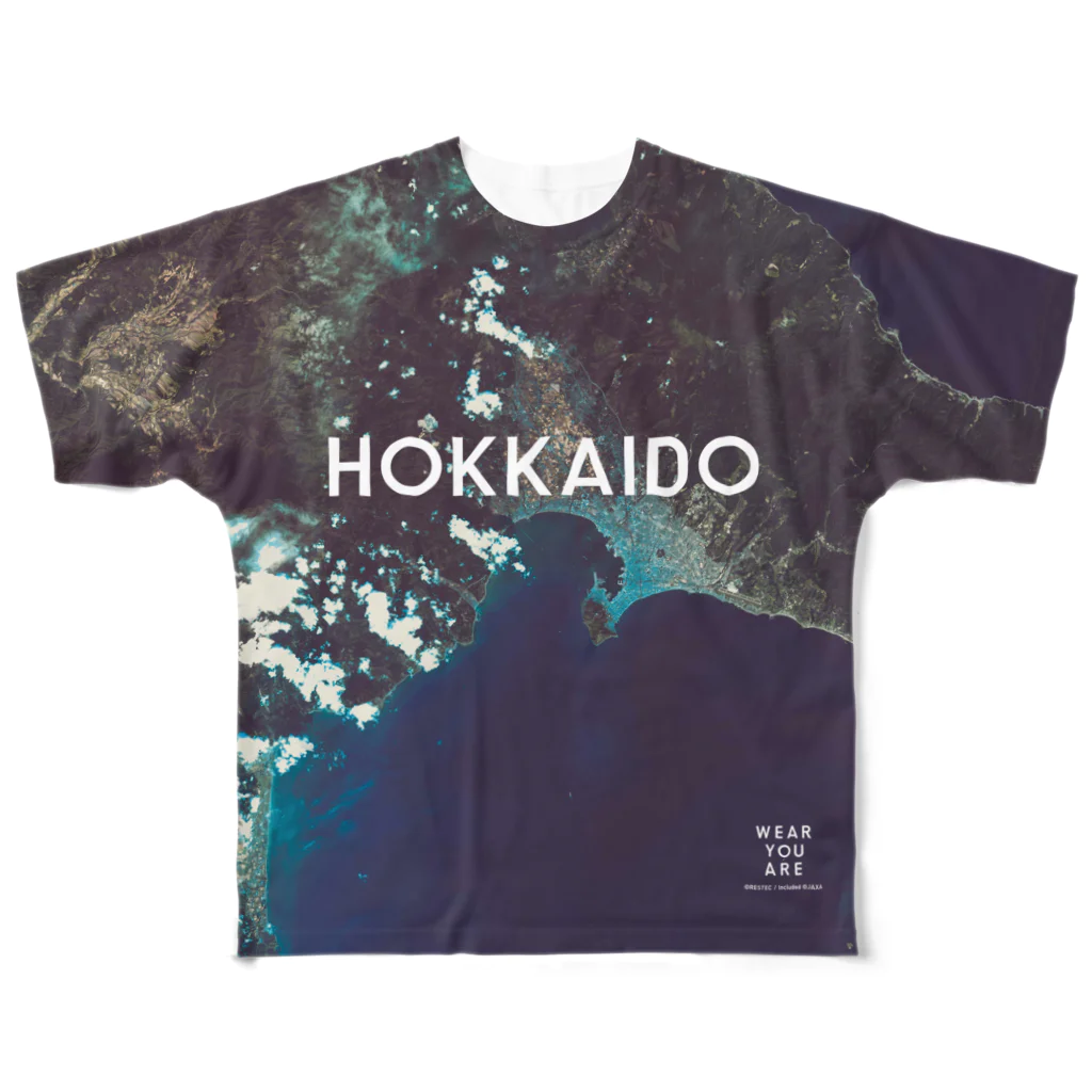 WEAR YOU AREの北海道 北斗市 Tシャツ 片面 All-Over Print T-Shirt