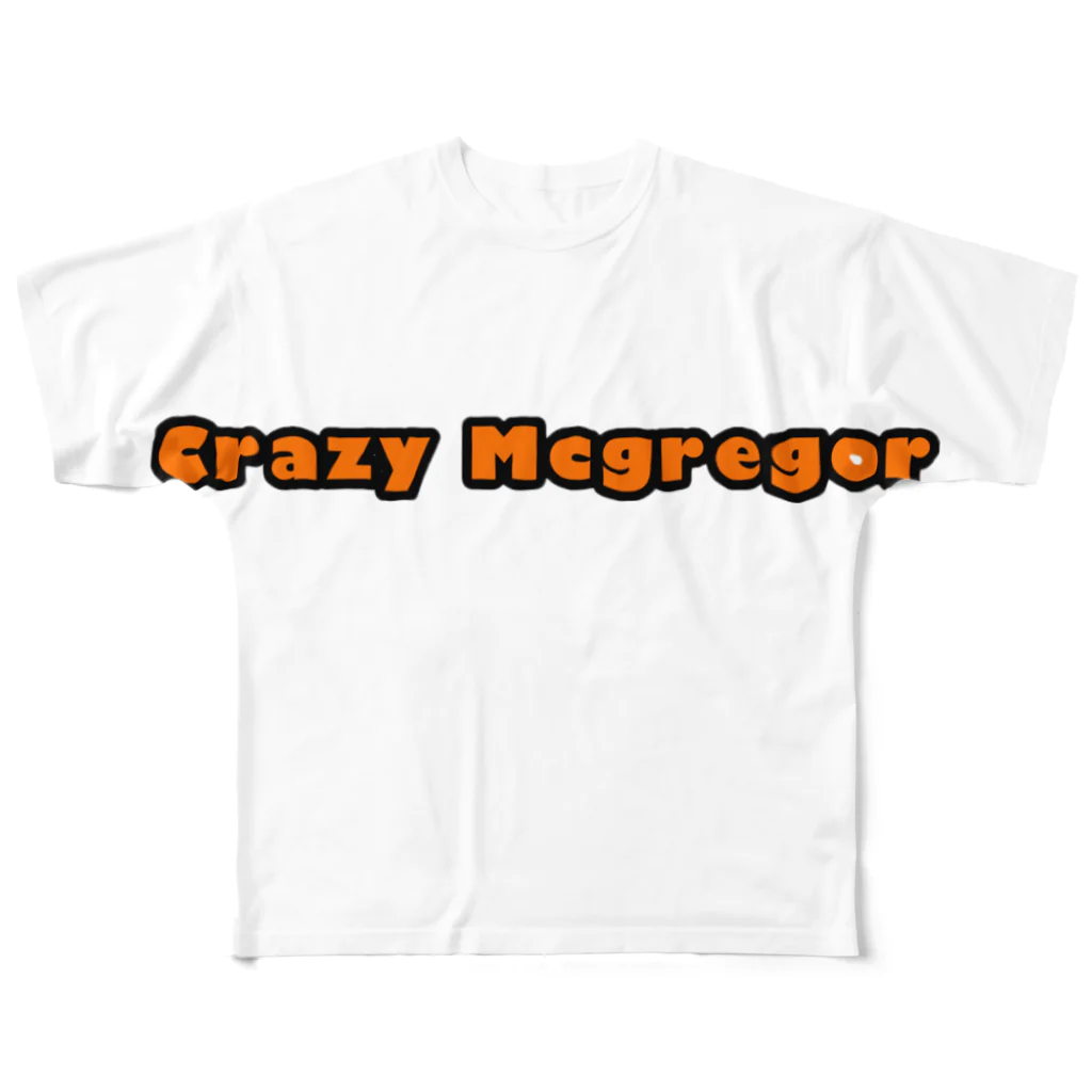 CrazyMcgregorのテスト フルグラフィックTシャツ