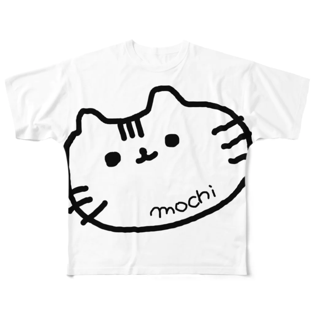 成瀬 ✟のもちねこ All-Over Print T-Shirt