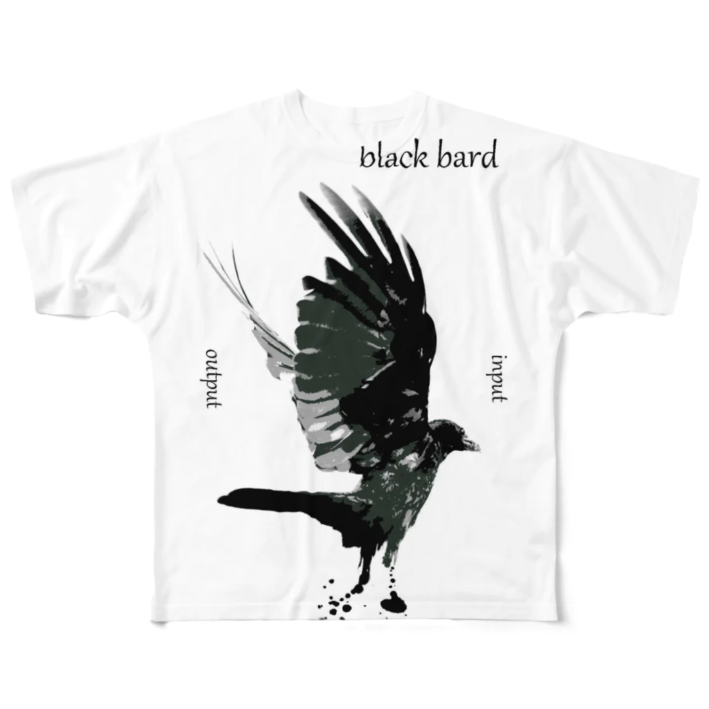 Haruのblackbird フルグラフィックTシャツ