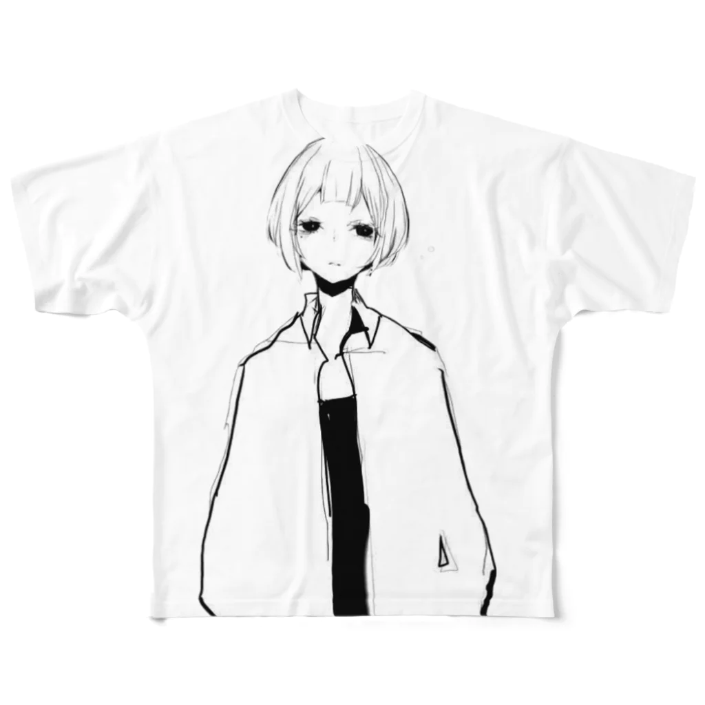 ちるるのGIRL フルグラフィックTシャツ