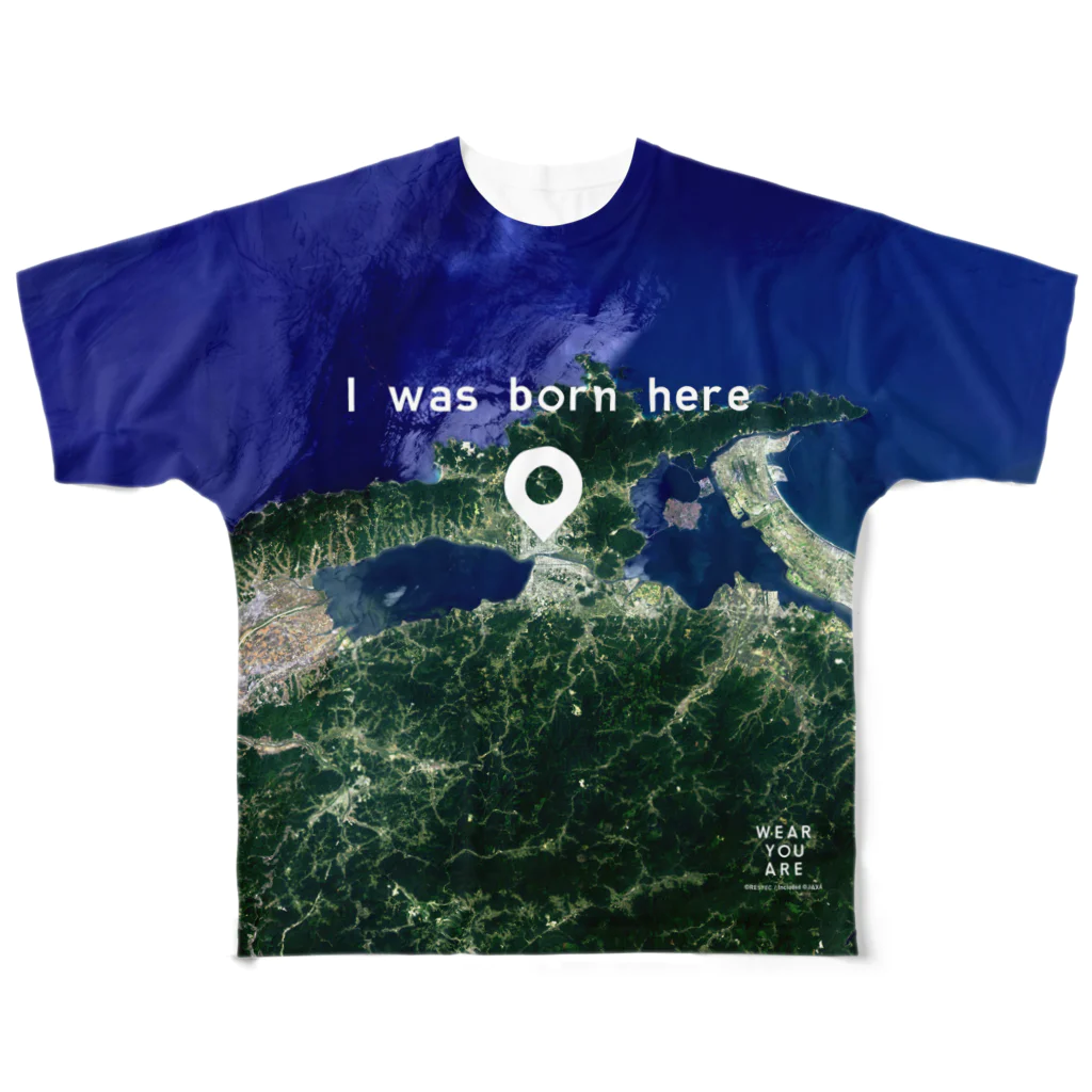 WEAR YOU AREの島根県 松江市 Tシャツ 両面 フルグラフィックTシャツ