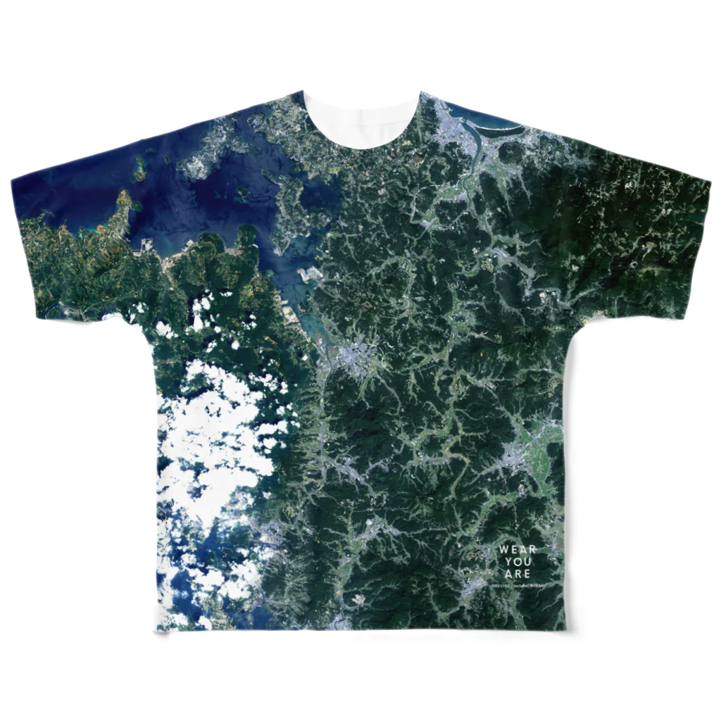 WEAR YOU AREの佐賀県 伊万里市 Tシャツ 片面 All-Over Print T-Shirt