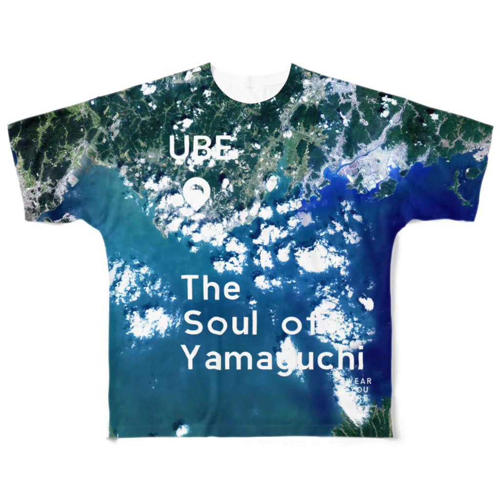 WEAR YOU AREの山口県 宇部市 Tシャツ 両面 All-Over Print T-Shirt