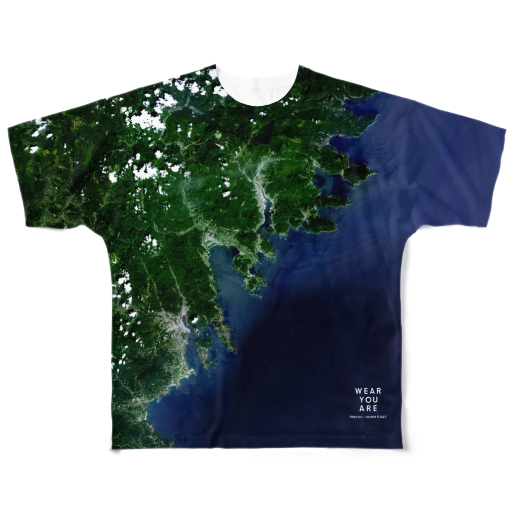 WEAR YOU AREの岩手県 陸前高田市 Tシャツ 片面 All-Over Print T-Shirt