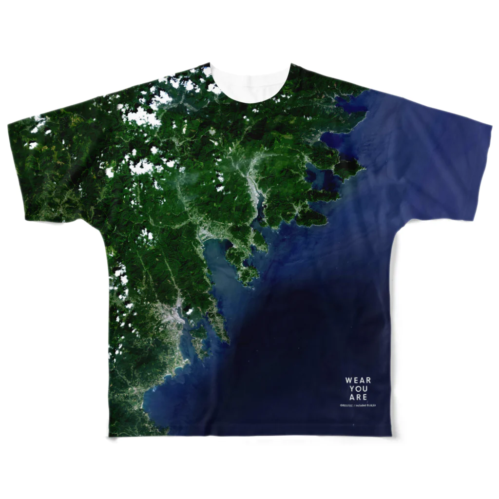 WEAR YOU AREの岩手県 陸前高田市 Tシャツ 片面 フルグラフィックTシャツ