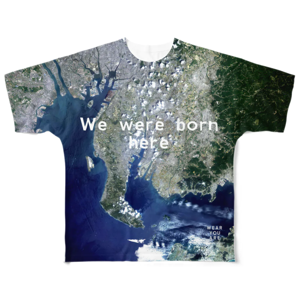 WEAR YOU AREの愛知県 碧南市 Tシャツ 片面 All-Over Print T-Shirt