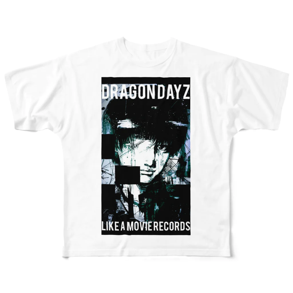 LIKE A MOVIE RECORDSのDRAGON DAYZ-カルペ・ディエム All-Over Print T-Shirt