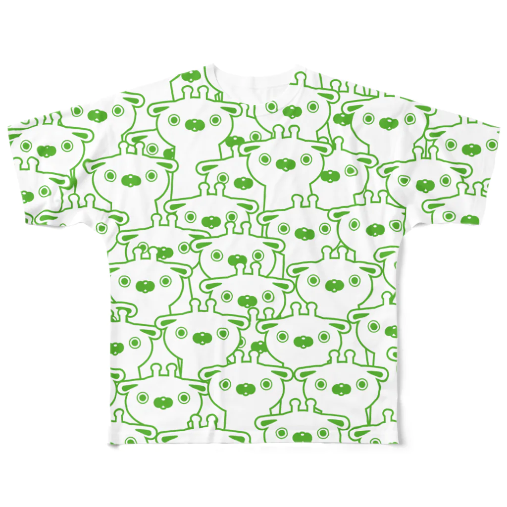 sabi29の密集きりん All-Over Print T-Shirt